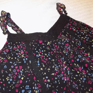 Flower Print Summer Top